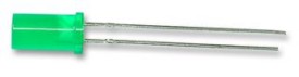 Led 5mm Flat-Top 4mcd - groen