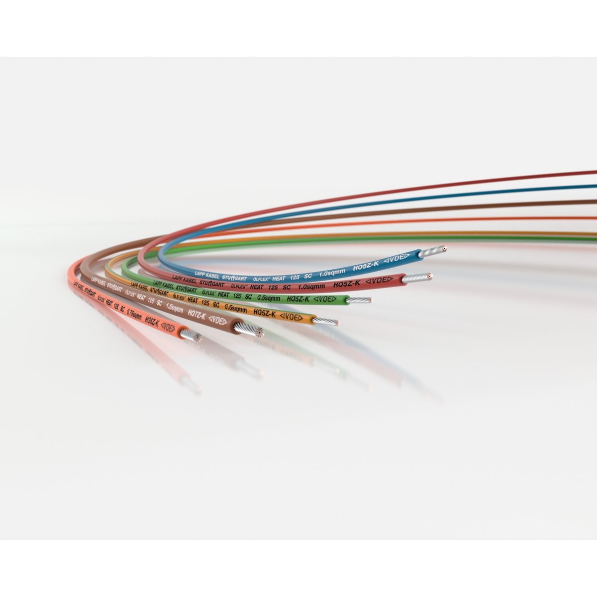 x100m PVC leitung H07Z-K - 4,00mm²  - orange