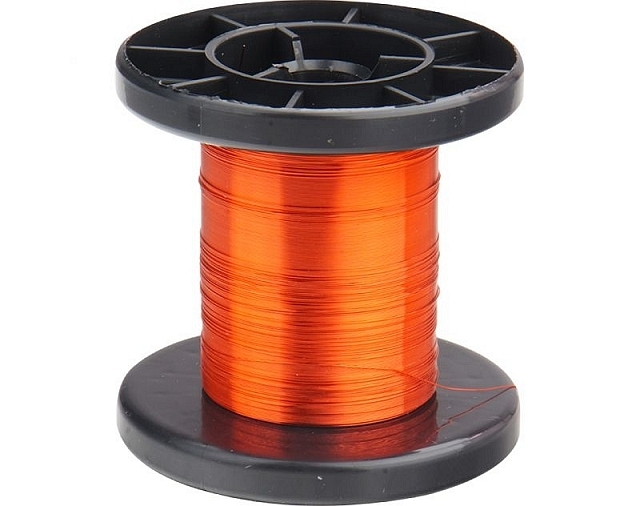 x100m Enamelled Copper Wire ø0,15mm - orange