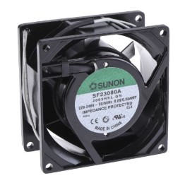 AC Fan 80x80x38mm 39m³/st 32dBA  sleevebearing - 230Vac