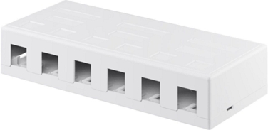 Keystone enclosures for 6-keystones