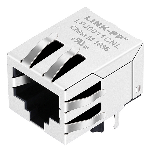 10/100 Base-T Tab Down Without Led 1x1 Port Shielded RJ 45