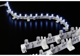 LED strip 12Vdc/100mA 18LED's 30cm - blue