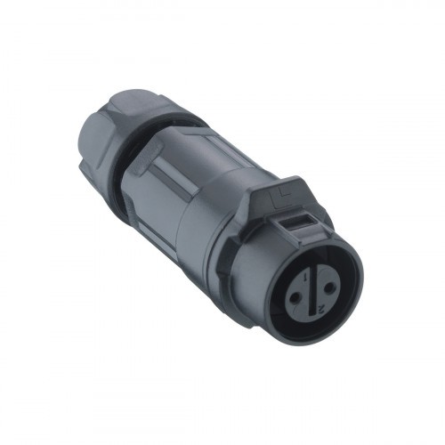 Quiclock Female cableconnector-  size-12 - 2-pos - IP-67