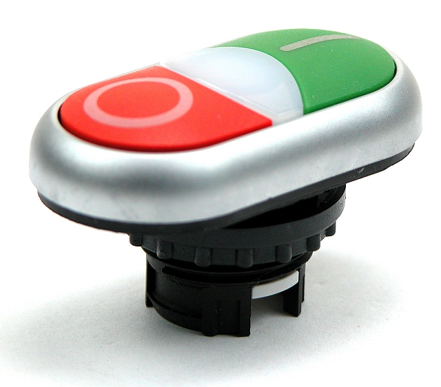 Push-Button Actuatior red-green - 1-0 print