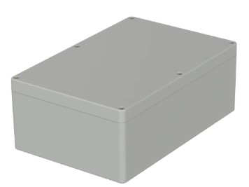 Behuizing 240 x 90 x 160 mm - uitlopend