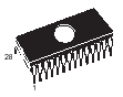 Eprom CMOS 32Kx8 100ns - CDIP-28 - uilopend