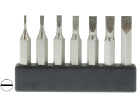 Minibit set 28mm - 1,0/1,5/2,0/2,5/3,0/3,5/4,0mm - slotted