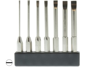 Minibit set 45mm - 1,0/1,5/2,0/2,5/3,0/3,5/4,0mm - slotted