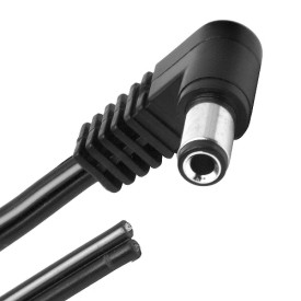 DC Powerplug ø5,5/ø2,5mm angled with 1,8m cable