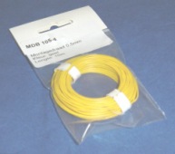PVC schaltdraht ø0,5mm 10m - gelb - blister