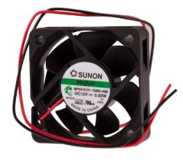 Fan 50x50x15mm 12Vdc 27,3m³/hr 36dBA - ballbearing