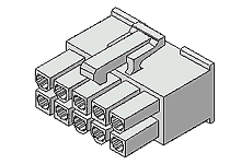 Mini-Fit Jr Female Housing Connector 10-polig