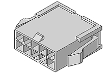 Mini-Fit Jr Male Housing Connector 6-polig V0