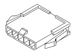 Mini-Fit Jr Male Housing Connector 5-pole