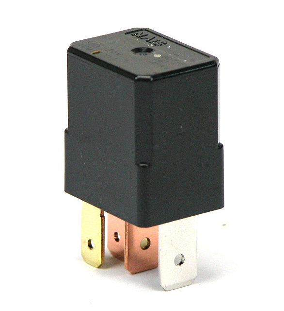 Micro automotive relais 12Vdc 30A 1x wechsler - 124 Ohm