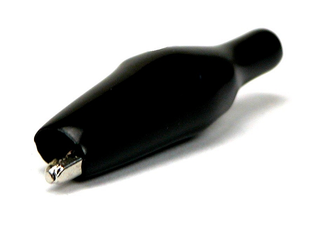 Krokodillebek geisoleerd soldeer 27mm - zwart