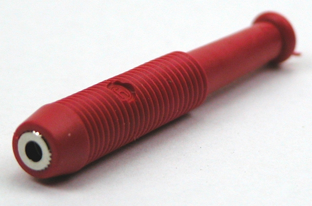 Labory socket ø2mm - red