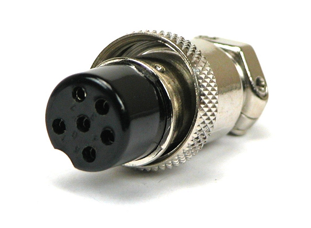 Micorphone cablereceptable 6-pole