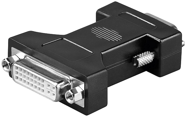 Adapter DVI (24+5) female -> VGA male