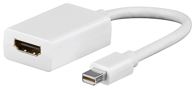 Mini DisplayPort Stecker > HDMI Buchse (Typ A) - vergoldet