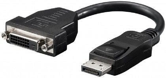 DisplayPort-Stecker > DVI-D-Buchse Dual-Link (24+1 pin)