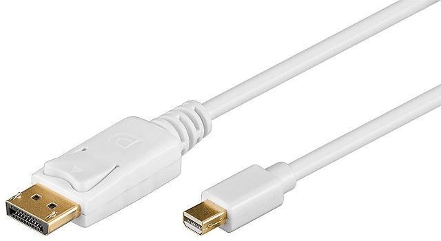 Kabel Mini DisplayPort Male > DisplayPort Male - 2m
