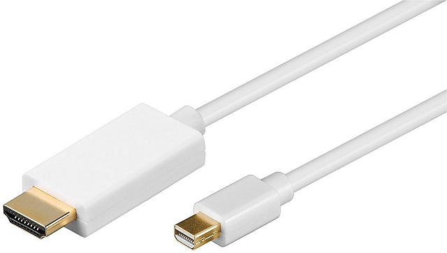 Cable Mini DisplayPort Male > HDMI (type A) Male - 1m