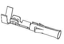 Kontakt female AWG 14-20 vertind bulk