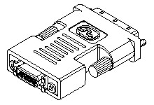 Molex DVI-D(M) naar DFP(F) adapter - uitlopend