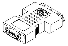 Molex DVI-D (F) naar DFP (M) adapter - uitlopend