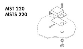 Montagesatz TO-220 - siliconen