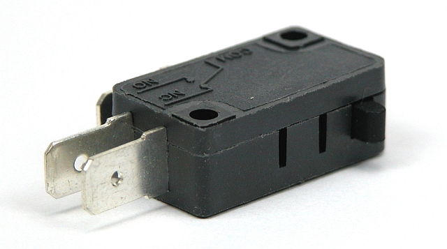 Microswitch 5A/250Vac standaard - uitlopend