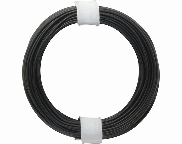 x10 rollen von 10m PVC schaltdraht ø0,5mm - orange