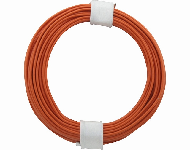 x10 rollen van 10m Montagesnoer 0,14mm² - oranje