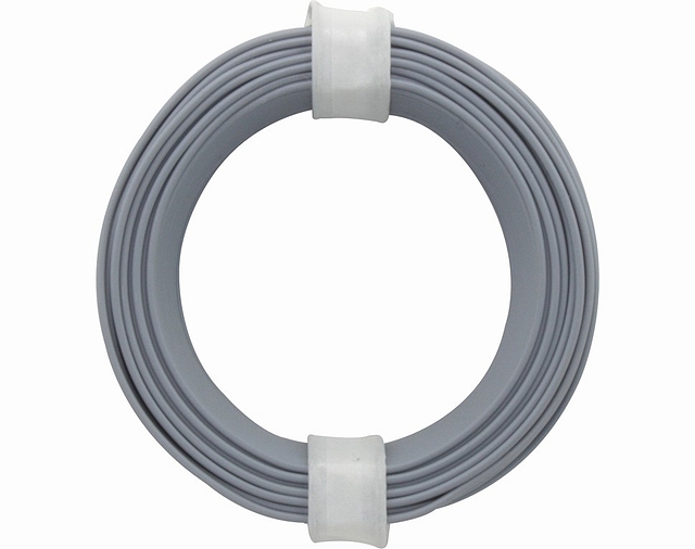 x10 rollen von 10m PVC Leitung 0,14mm²  - grau