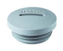 M32x1,5 Schroefplug - grijs - RAL7001
