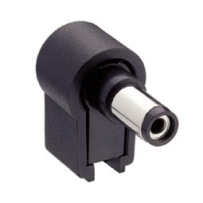 DC Powerplug ø5,5/ø2,1mm angled