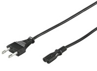 Euronetsnoer 5,0m - zwart