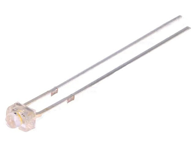 LED ø1,8mm - 12Vdc - 1560mcd 30° - yellow