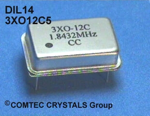Oscillator 80MHz DIL-14 - 5V - 100ppm - uitlopend