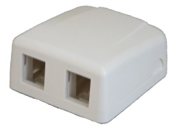 Aufputz dose 2-port