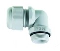 PG-9 cable gland angled IP-54 - grey - RAL7035