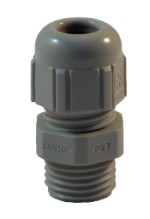 PG-13,5 cable gland polyamide IP-68 - grey - RAL7001