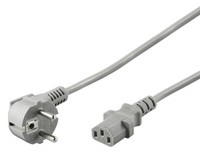 230V Powercable 3x0,75mm² - 1,8m -grey