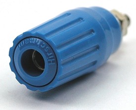 Labor einbau-buchse ø4mm 35A - blau