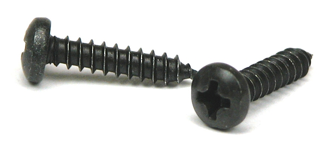 Plaatschroef 3,5x16mm DIN7981 - zwart - uitlopend