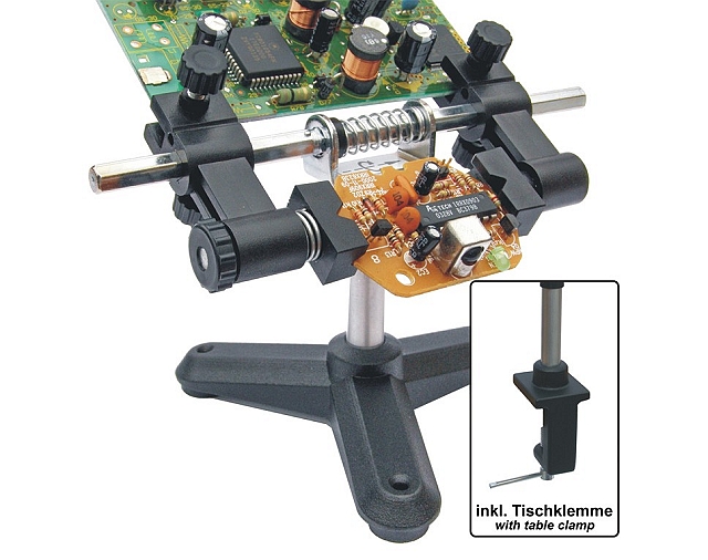 PCB holder with tableclamp