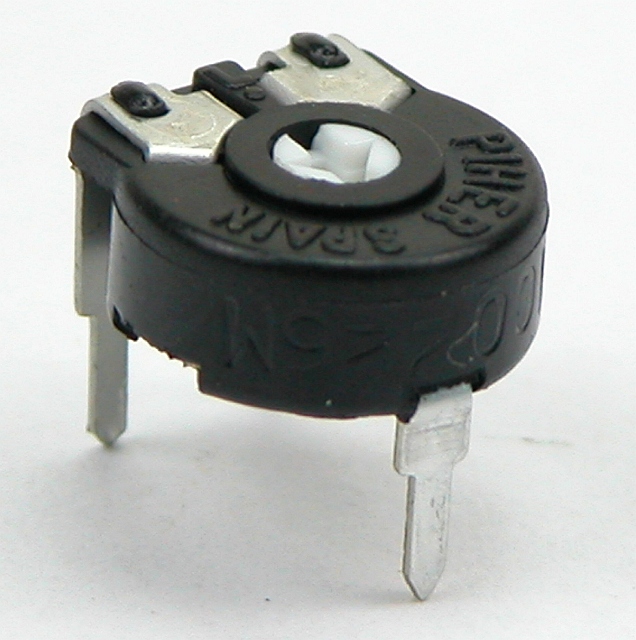 Instelpotmeter klein liggend - 250E