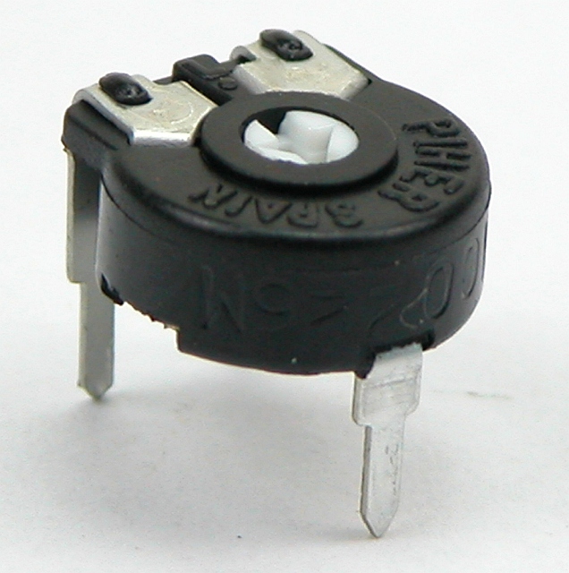 Carbon Trimmers single-turn ø10,3mm horizontal - 22K